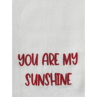 Thumbnail for Red You are my Sunshine Towel ET000021