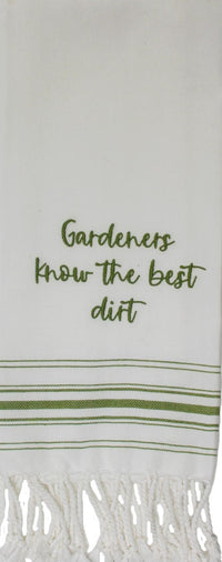 Thumbnail for Grn Gardeners Know Best Towel - Interiors by Elizabeth