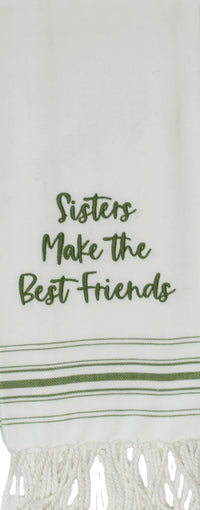 Thumbnail for Grn Sisters Make Best Friends Towel - Interiors by Elizabeth