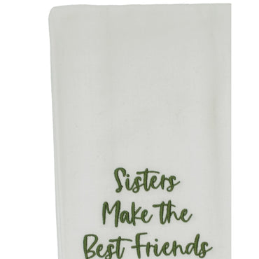 Grn Sisters Make Best Friends Towel  Set of 2 ET000028
