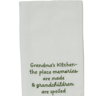 Grn Grandma's Kitchen Towel  Set of 2 ET000030