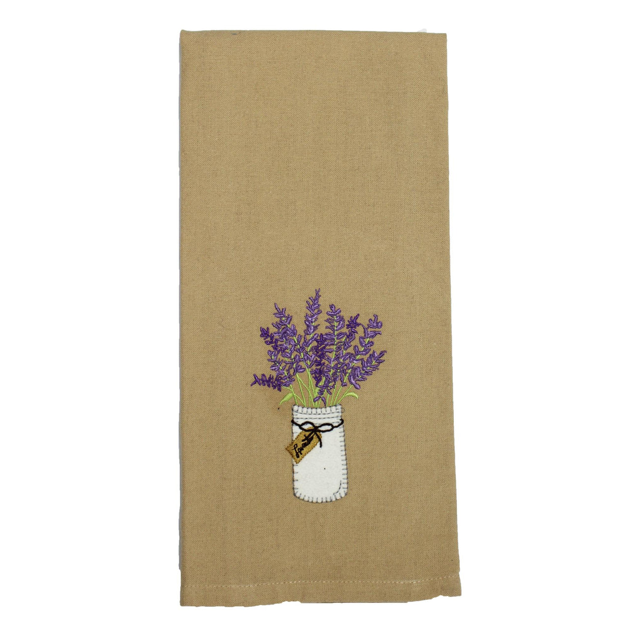 Lavender Mason Jar Towel - Interiors by Elizabeth