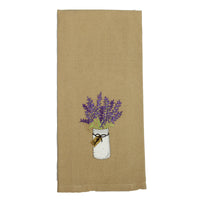 Thumbnail for Lavender Mason Jar Towel - Interiors by Elizabeth