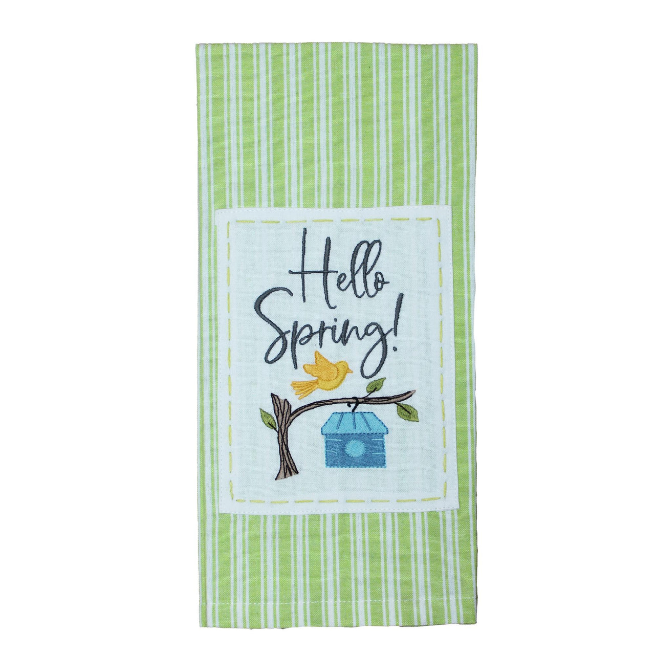Hello Spring Towel - Interiors by Elizabeth