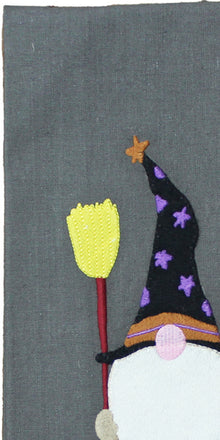 Halloween Gnomes Gray towel  Set of 2 ET011122