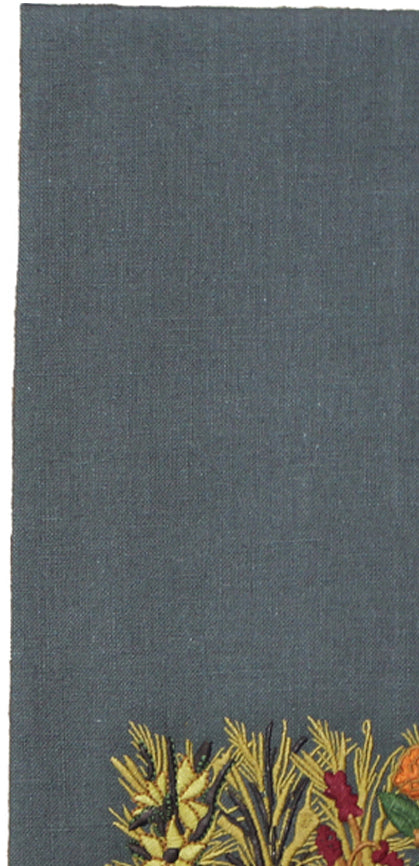 Fall Mason Jar  Gray towel ET023010