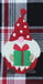 Winter Plaid Black, Red, Cream towel  - Interiors by Elizabeth