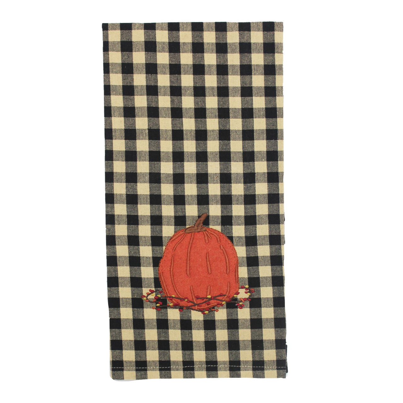 F Pumpkin & Bittersweet Towel - Interiors by Elizabeth