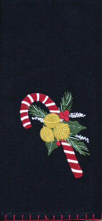 Candy Canes Towel - Interiors by Elizabeth