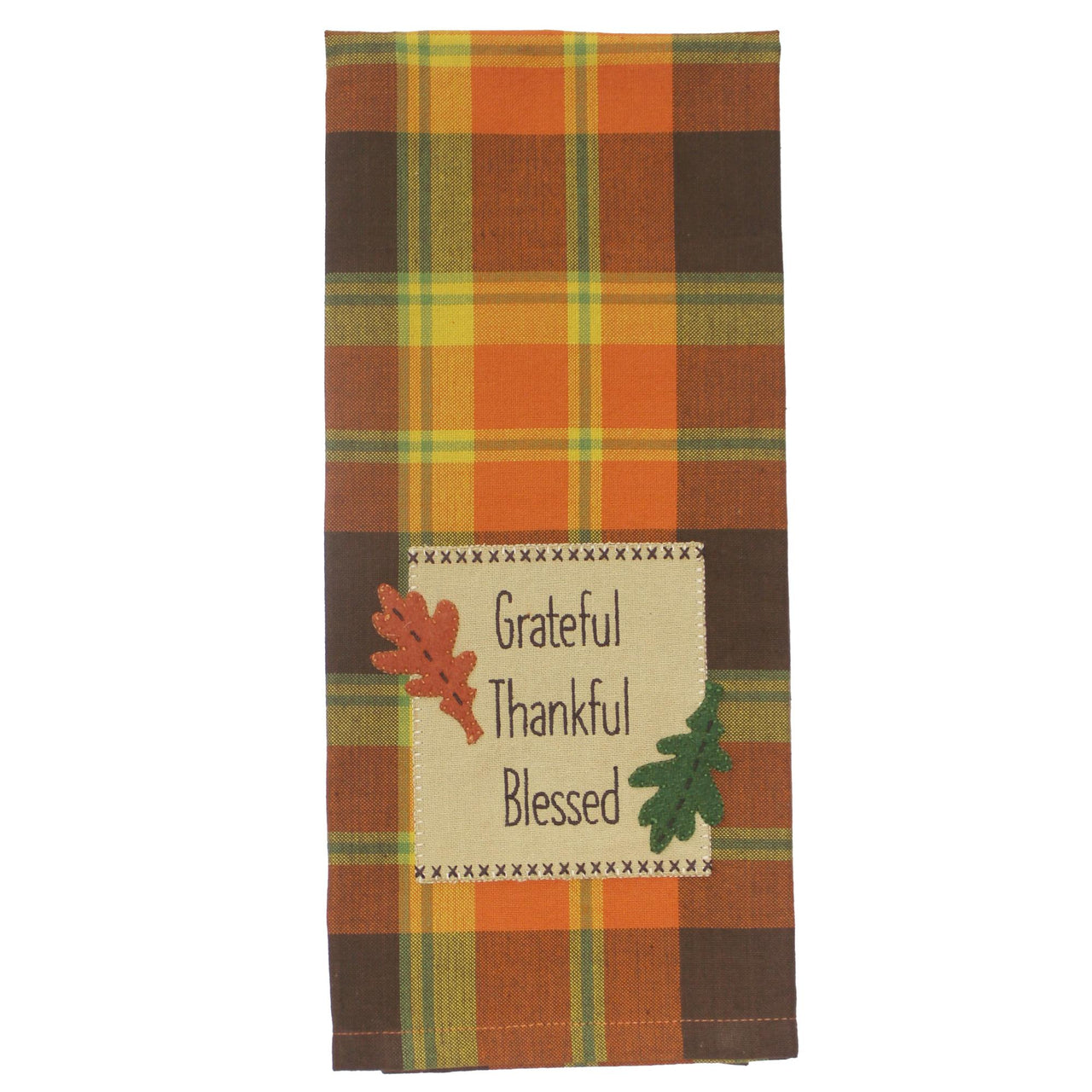F Grateful Thankful Blessed Towel - Interiors by Elizabeth