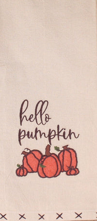 Thumbnail for F hello pumpkin Towel - Interiors by Elizabeth