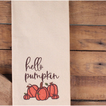 F hello pumpkin Towel  Set of 2 ET376024