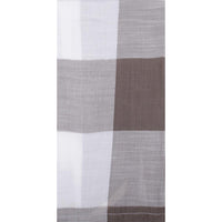 Thumbnail for Buffalo Check Towel Cream - Pewter - Set of Two - Interiors by Elizabeth
