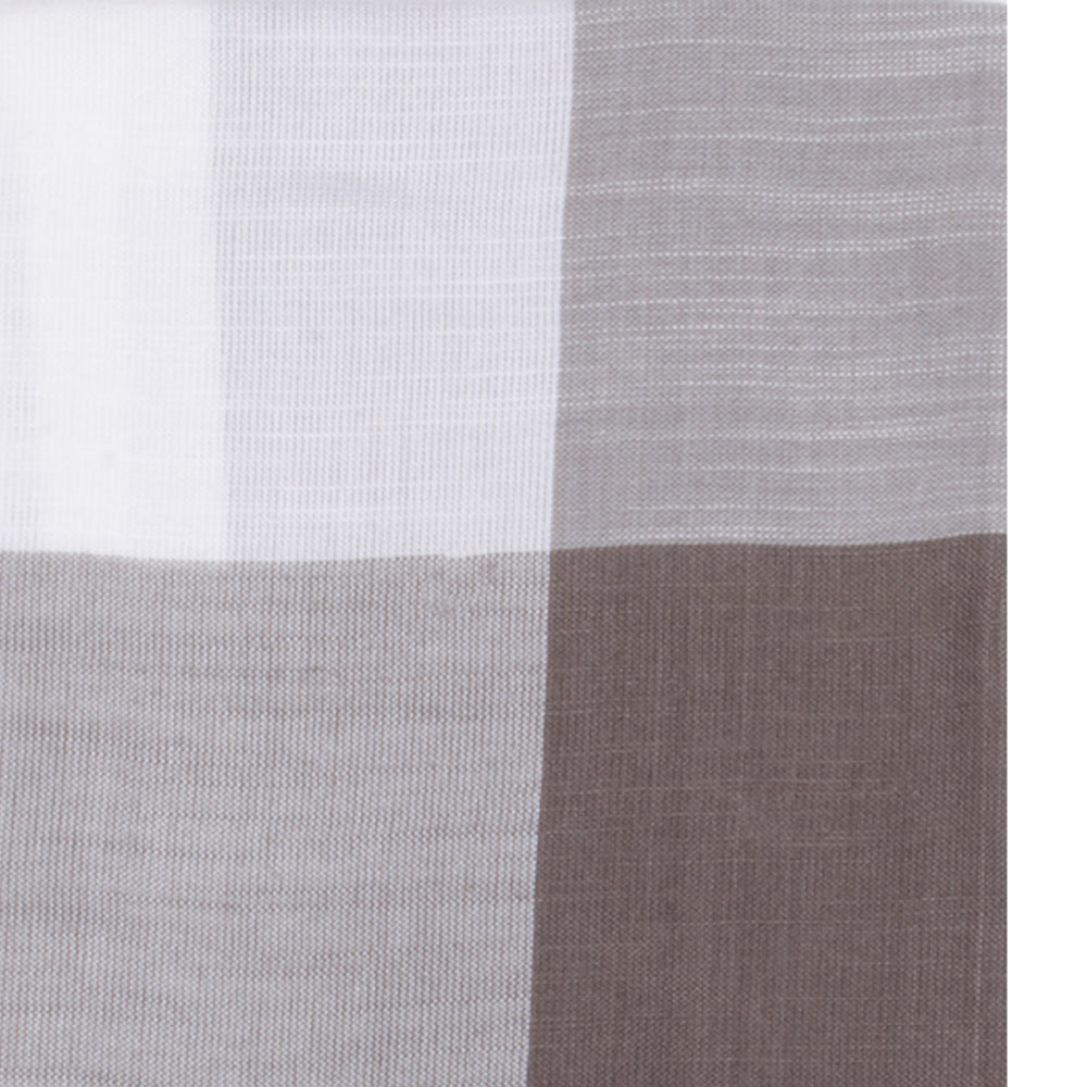 Buffalo Check Towel Cream Pewter Set Of Two