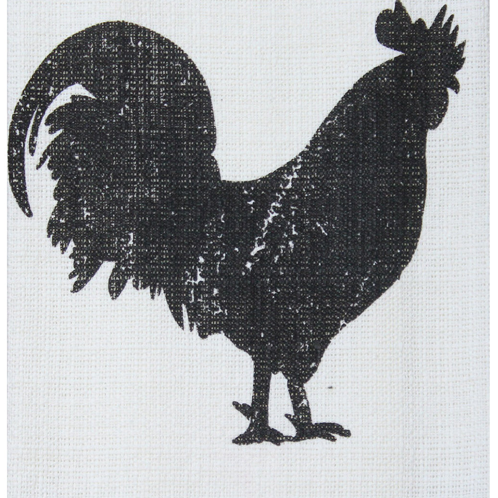 Farmhouse Rooster - Cream Set of two