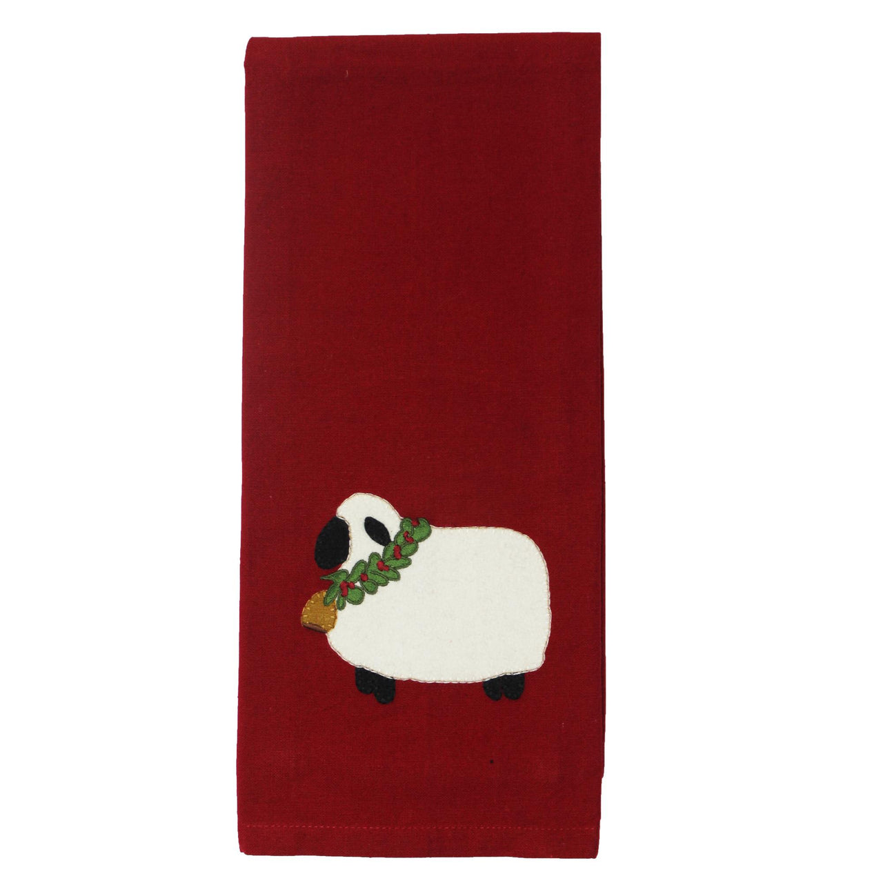 C Christmas Sheep Towel - Interiors by Elizabeth