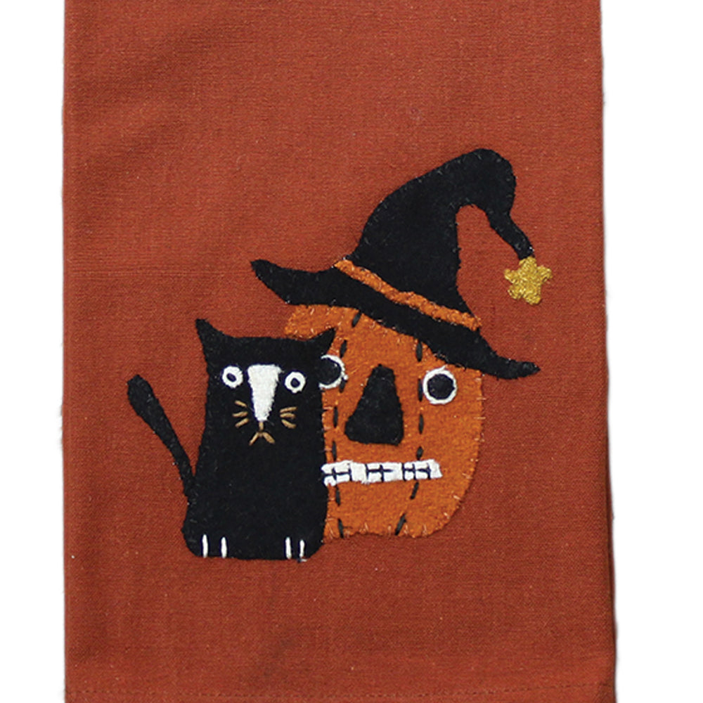 Cat, Pumpkin..Oh My Towel Set of two ET840007