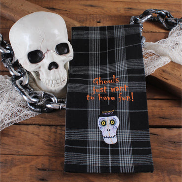 F Ghouls want fun Towel - Interiors by Elizabeth