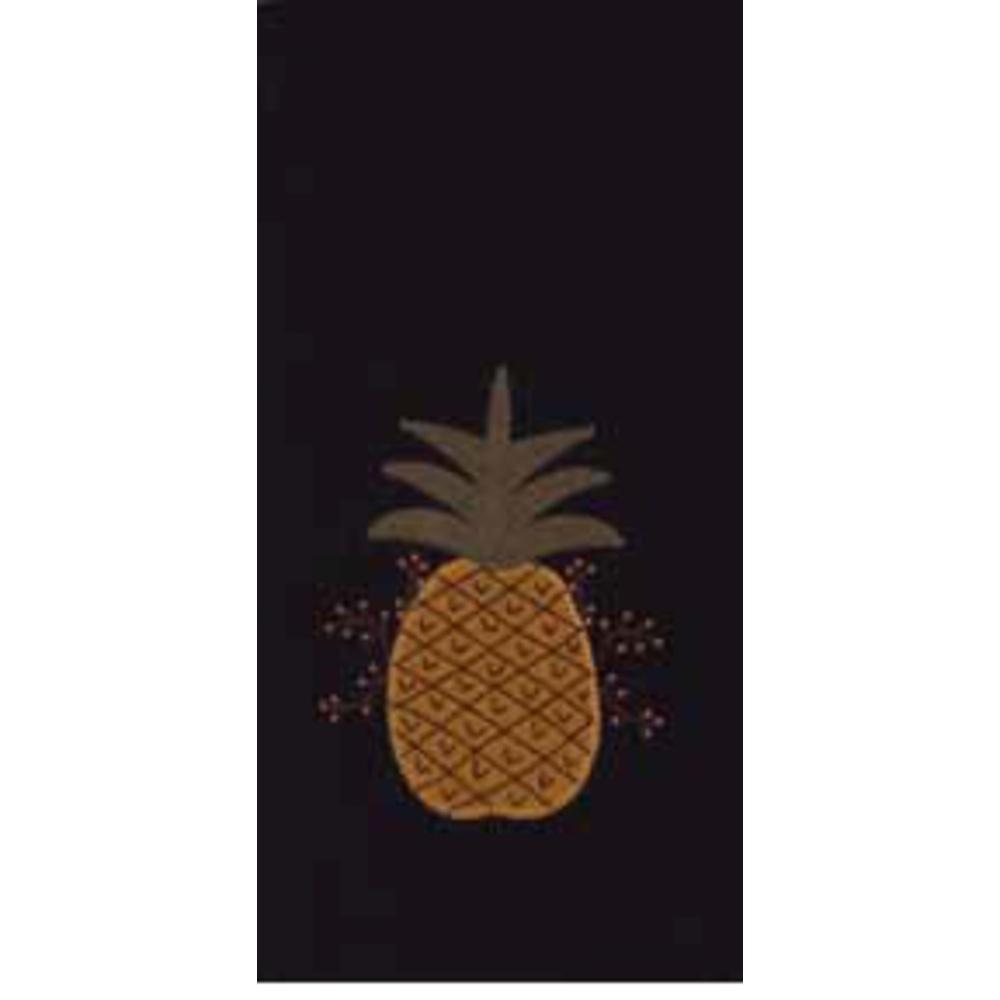 Black Pineapple Welcome Towel - Set of Two - Interiors by Elizabeth