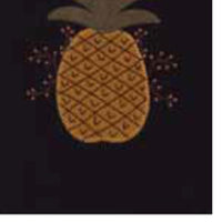 Thumbnail for Black Pineapple Welcome Towel Set Of Two - Interiors by Elizabeth