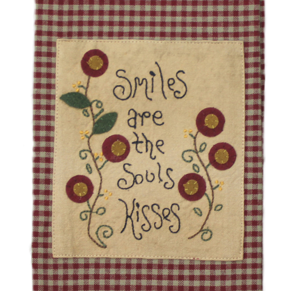 Smiles are the Souls Kisses Towel Set of two ETAS5500