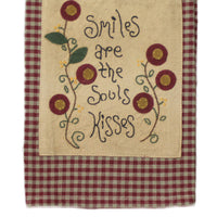 Thumbnail for Smiles are the Souls Kisses Towel Set of two