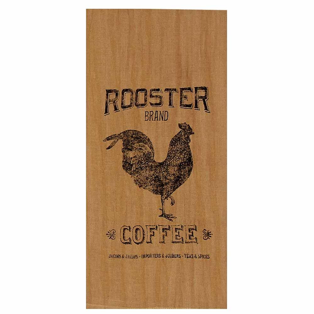 Tea Dyed Rooster Brand Towel - Set of Two - Interiors by Elizabeth