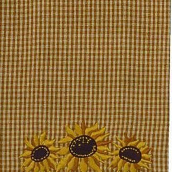 Mustard Nutmeg Sunflowers Towel Set Of Two - Interiors by Elizabeth