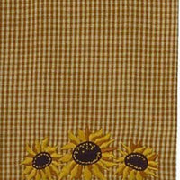 Thumbnail for Mustard Nutmeg Sunflowers Towel Set Of Two - Interiors by Elizabeth