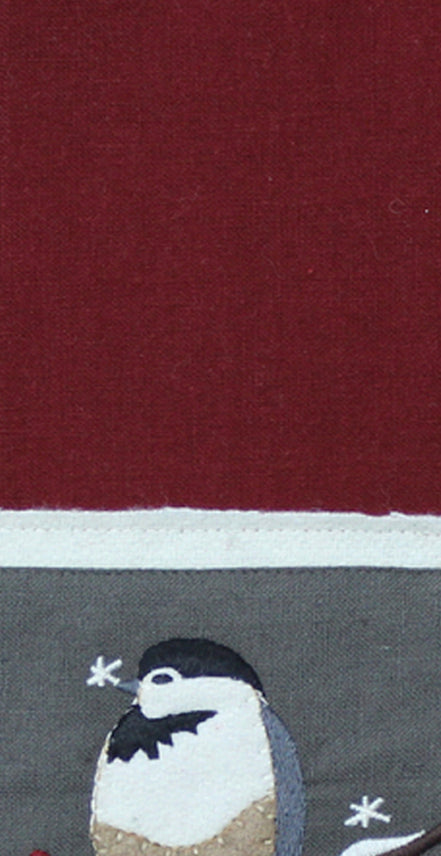 Chickadees Red towel ETGD2085