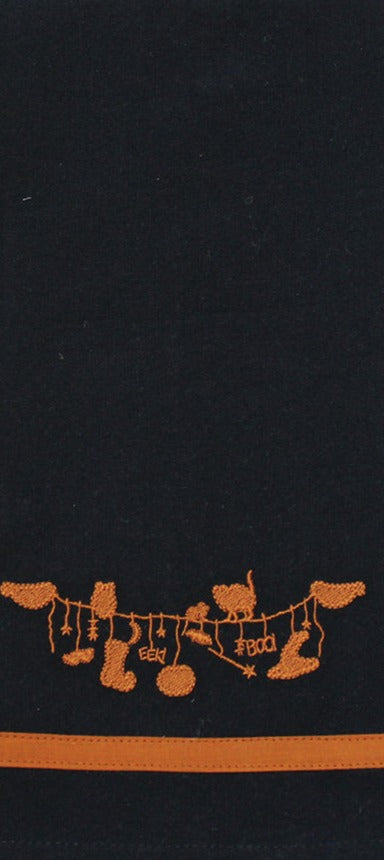 Halloween Garland Towel - Interiors by Elizabeth