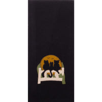 Thumbnail for Cats on a Fence Towel Black - Set of Two - Interiors by Elizabeth