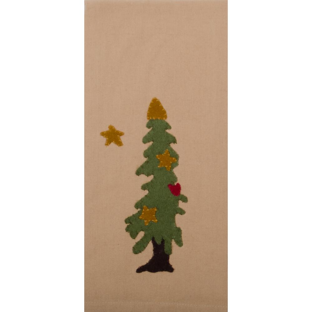Stellar Snowman Towel Nutmeg - Set of Two - Interiors by Elizabeth