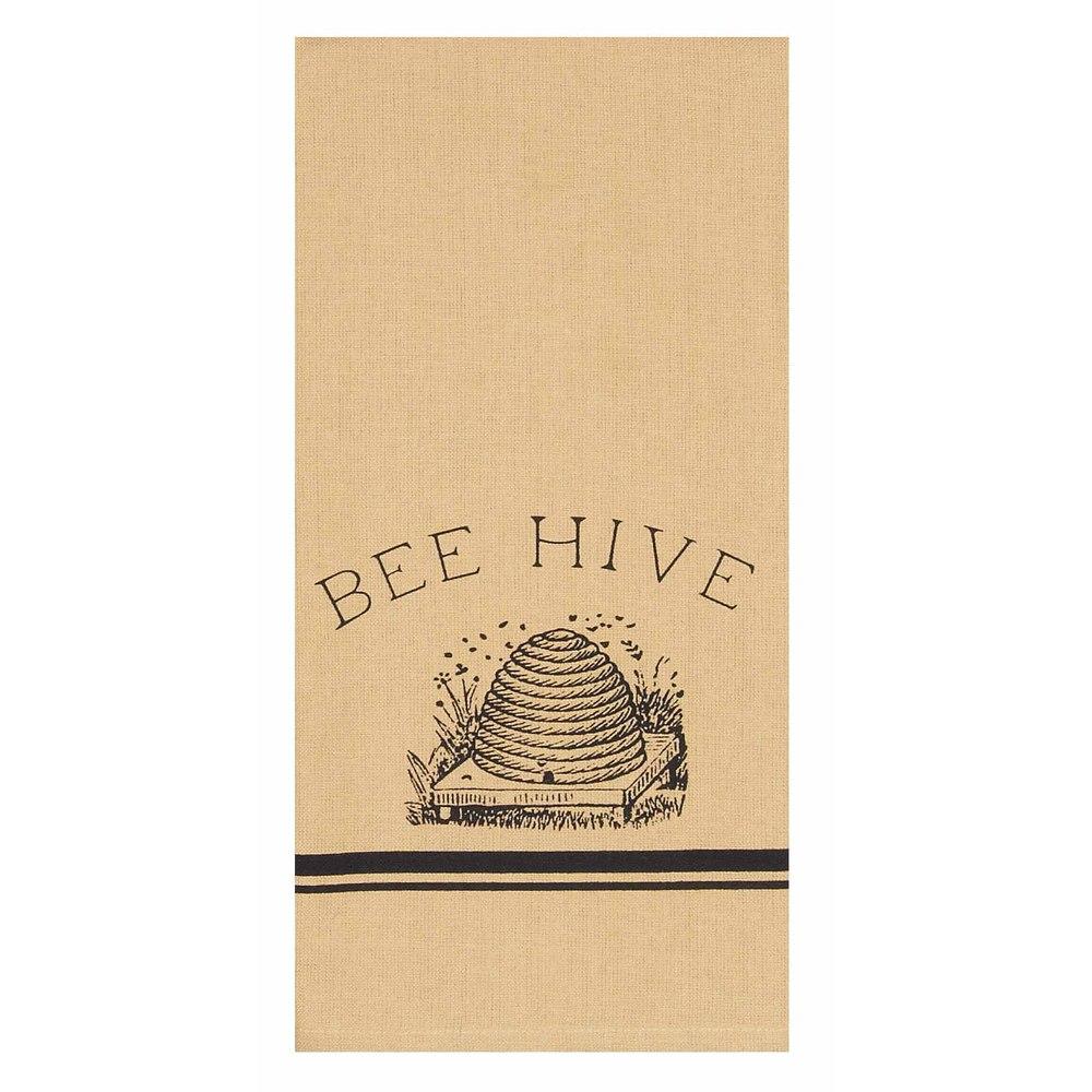 Nutmeg Bee Hive Towel - Set of Two - Interiors by Elizabeth