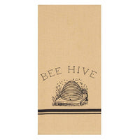 Thumbnail for Nutmeg Bee Hive Towel - Set of Two - Interiors by Elizabeth