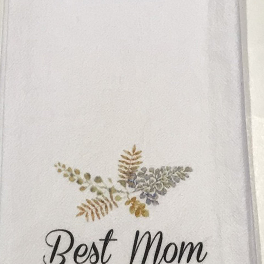 Best Mom Ever 18" X 28" White Set Of 2