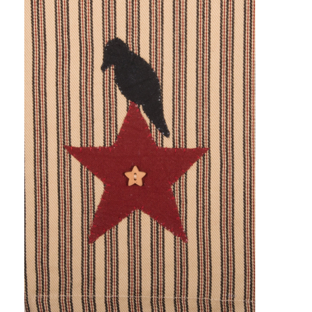 Crow And Gold Star Towel Set of two