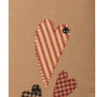 Thumbnail for Hearts Applique Towel Set of two