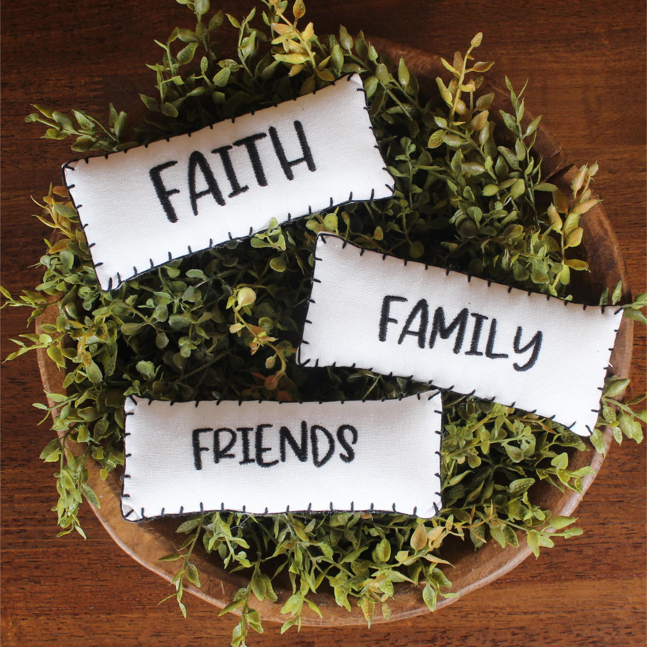 Faith, Family, Friends Fill Set of 3 - Interiors by Elizabeth