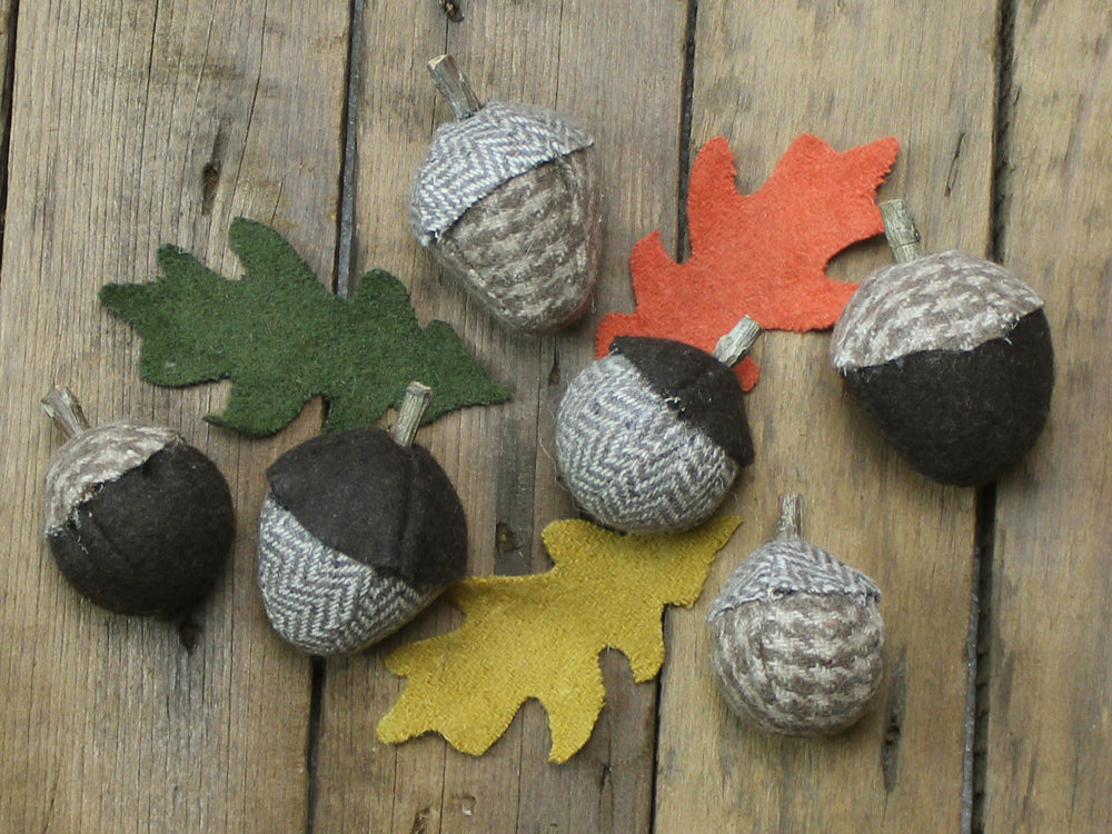 Leaves & Acorns Brown   Home Accents  - Interiors by Elizabeth