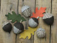 Thumbnail for Leaves & Acorns Brown   Home Accents  - Interiors by Elizabeth
