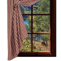 Thumbnail for Heritage House Check  - Barn Red Panel
