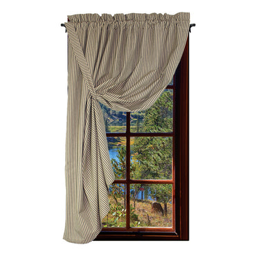 York Ticking Panel - Interiors by Elizabeth