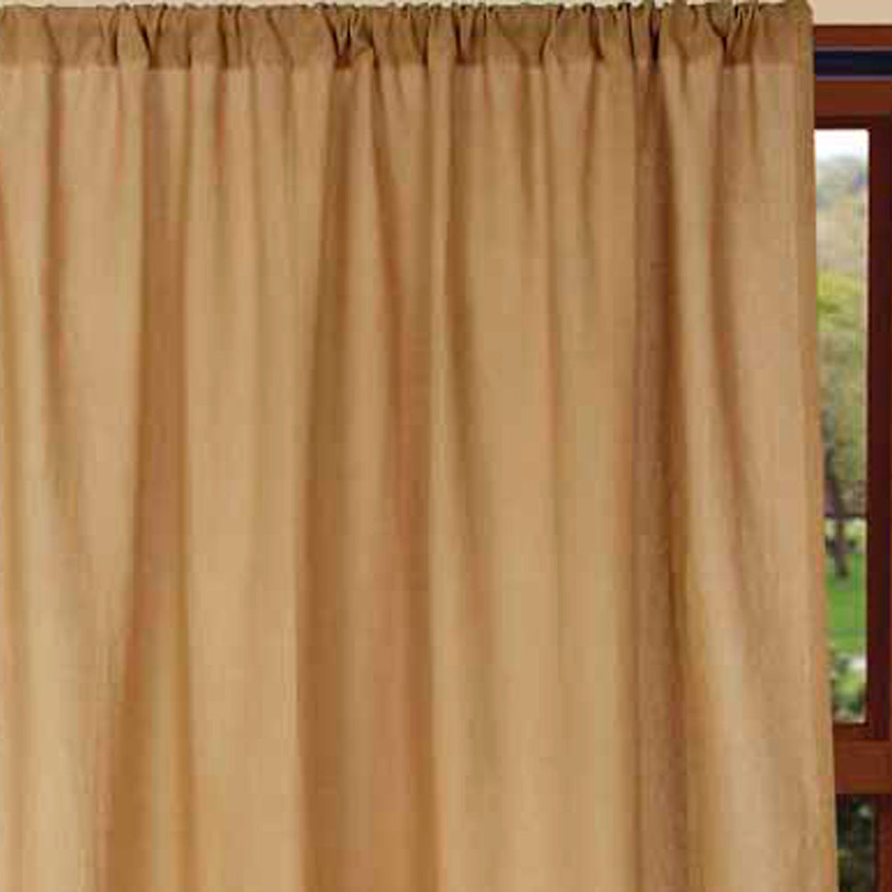 Tea Dyed Old Crow 63" Panel Unlined - Interiors by Elizabeth