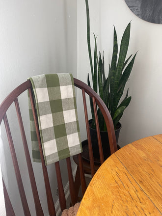 Buffalo Check Sage Towel set of 6 KT510009