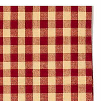 Thumbnail for Barn Red Nutmeg Heritage House Check Barn Red Towel Set Of Six - Interiors by Elizabeth