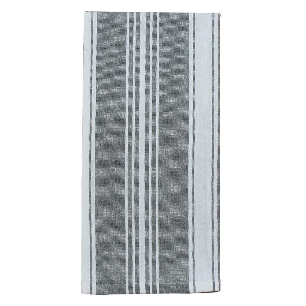 Flour Sack Gray Towel - Interiors by Elizabeth