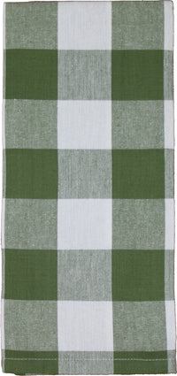 Thumbnail for Buffalo Check Sage Sage Towel  - Interiors by Elizabeth