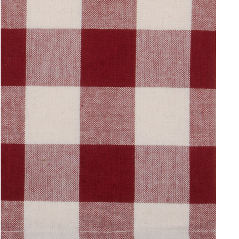 Barn Red Buttermilk Buffalo Check Towel Set Of Six