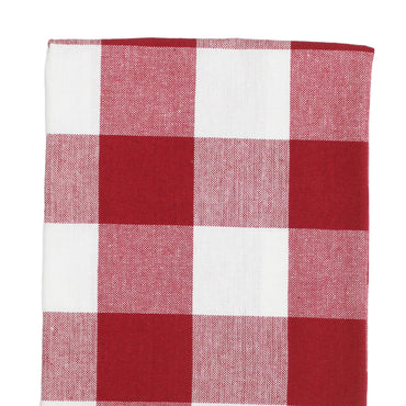 Buffalo Check Crimson Red Kitchen Towel  Set of 6 KT510019